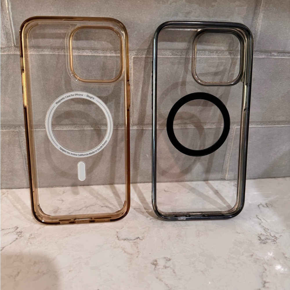 2 MagSafe iPhone 15 Pro Max Cases Magnetic Phone Cover 6.7 inch